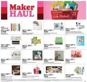 Michaels weekly ad week 15 Page 1