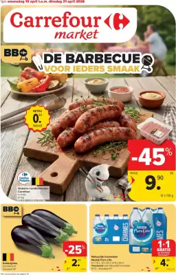 Carrefour Market folder (geldig t/m 21-04)