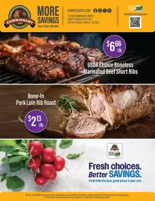 Commissary weekly ad