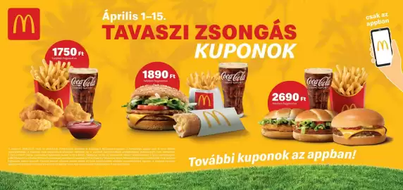 McDonald's akciós újság hét 15 Oldal 1