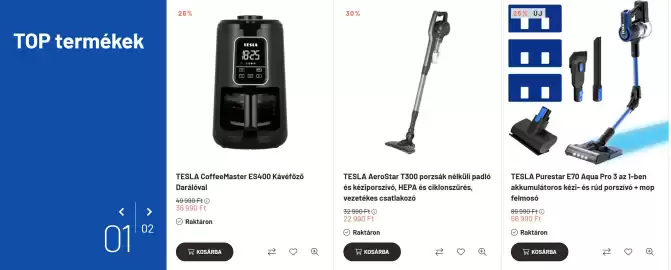 TeslaRobot akciós újság Oldal 1