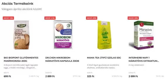 Herbaház akciós újság hét 15 Oldal 1