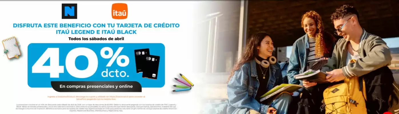 Librería Nacional (válido hasta 25-04)