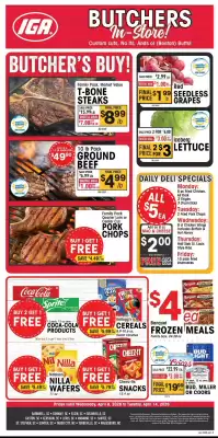 IGA weekly ad (valid until 14-04)