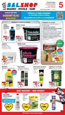 Barvy a laky drogerie leták (platné do 8-05)