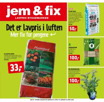 jem & fix (gyldig til 19-04)
