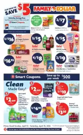 Family Dollar weekly ad week 16 Page 1
