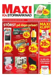 ICA Maxi reklamblad vecka 16 Sida 1