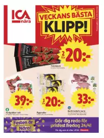 ICA Nära reklamblad vecka 16 Sida 1