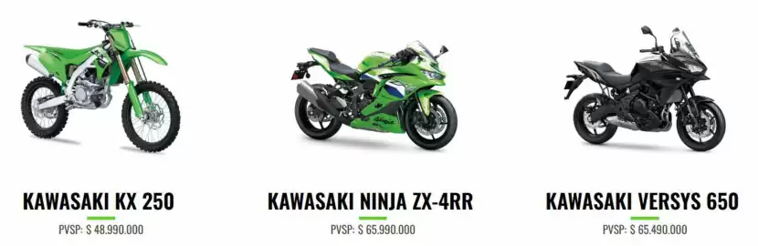 Catálogo Kawasaki Página 2