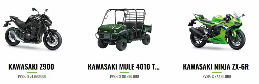 Catálogo Kawasaki Página 3