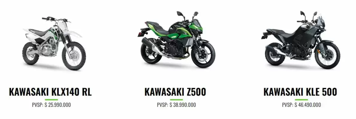 Kawasaki (válido hasta 31-12)