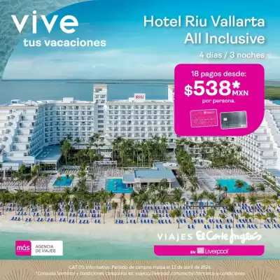 Viajes El Corte Inglés (válido hasta 18-04)