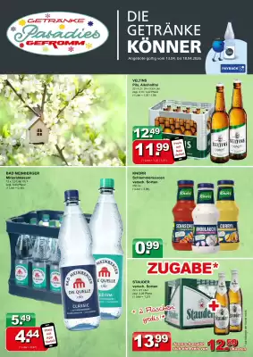 Getränkeparadies Gefromm (gültig bis 18-04)