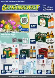 Getränkewelt Prospekt woche 16 Seite 1
