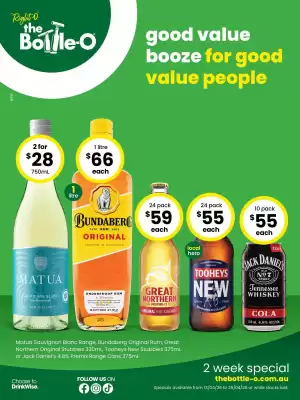 The Bottle O (valid until 26-04)