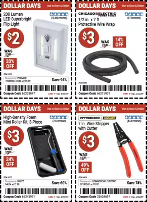 Harbor Freight Tools weekly ad (valid until 23-04)