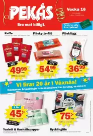 Pekås reklamblad vecka 16 Sida 1