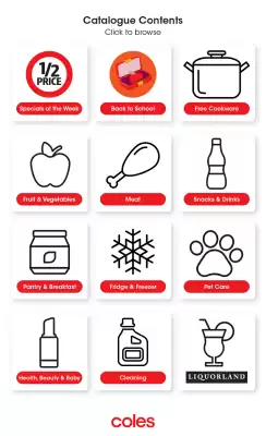 Coles catalogue (valid until 21-04)