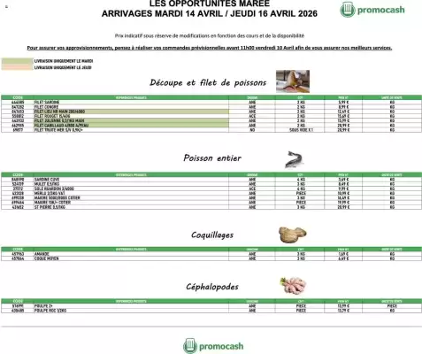Catalogue Promocash (valable jusqu'au 16-04)