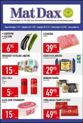 Matdax reklamblad (giltig till och med 19-04)
