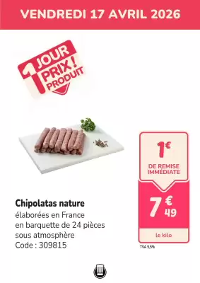 Catalogue Promocash (valable jusqu'au 17-04)