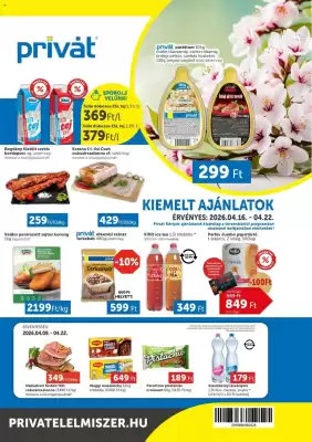 PRIVÁT akciós újság (érvényes eddig: 22-04)