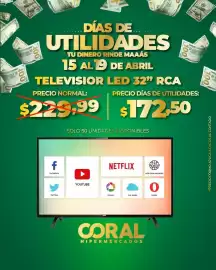 Catálogo Coral Hipermercados semana 16 Página 1