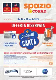 Volantino Spazio Conad | Prodotti alla carta Pagina 1