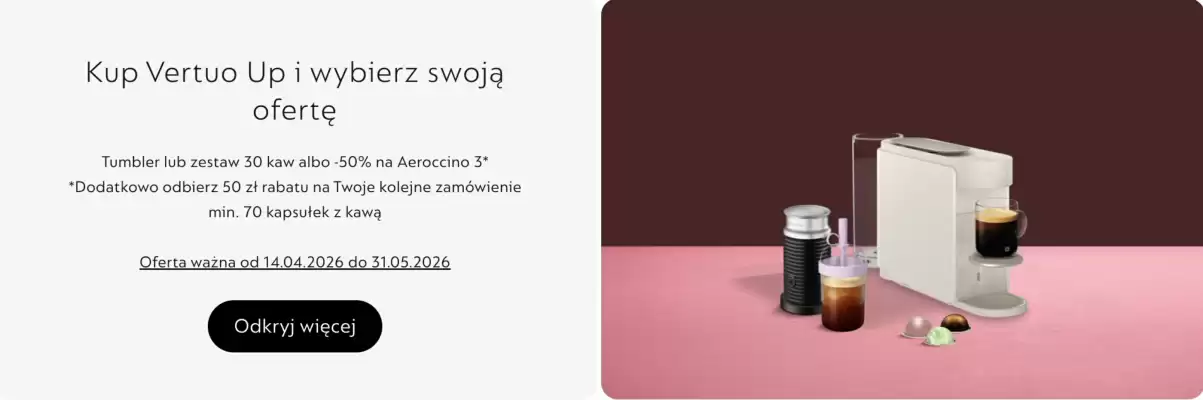 Nespresso gazetka (ważność do 31-05)