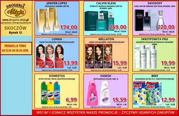 Drogeria alicja gazetka (ważność do 30-04)