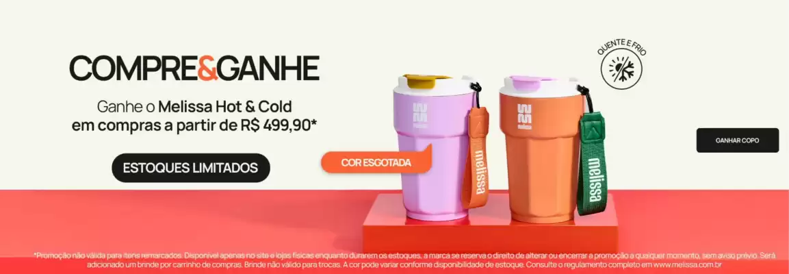 Melissa (válido até 30-04)