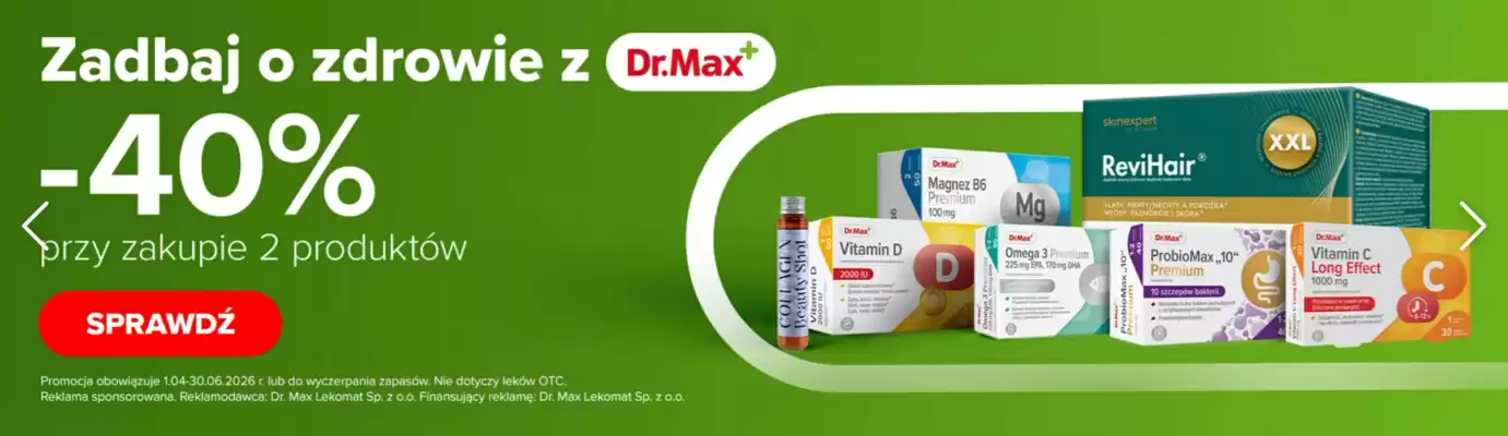 Drogeria Dr.Max gazetka (ważność do 19-04)