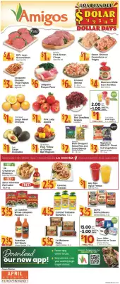 Amigos United weekly ad (valid until 21-04)