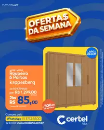Folheto Lojas Certel semana 16 Página 1