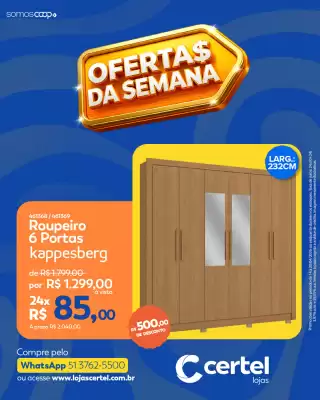 Lojas Certel (válido até 20-04)