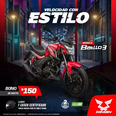 Zongshen (válido hasta 30-04)