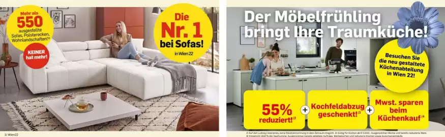 Möbel Ludwig Prospekt woche 16 Seite 1