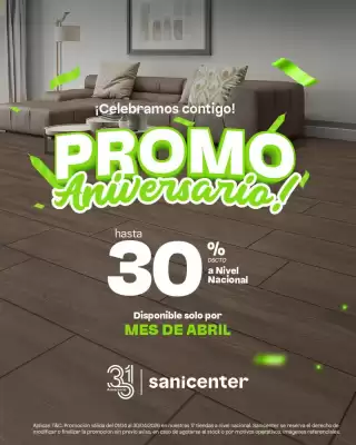 Sanicenter (válido hasta 30-04)