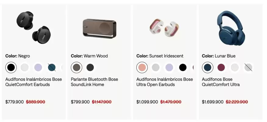 BOSE (válido hasta 30-04)