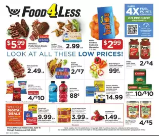 Food 4 Less weekly ad week 16 Page 1