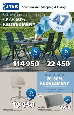 JYSK (érvényes eddig: 17-05)