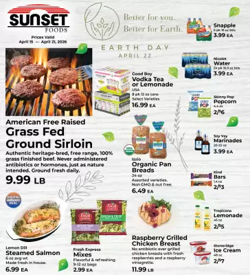 Sunset Foods weekly ad