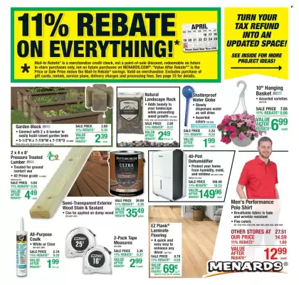 Menards weekly ad (valid until 26-04)