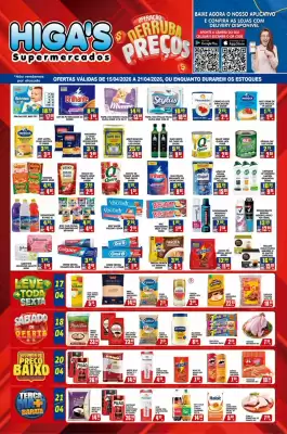 Folheto Higa's Supermercado (válido até 21-04)
