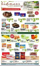 Lishman's City Market weekly ad week 16 Page 1