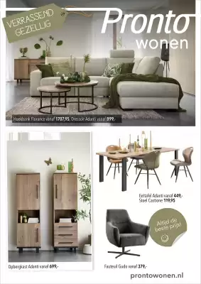 Pronto wonen (geldig t/m 25-04)