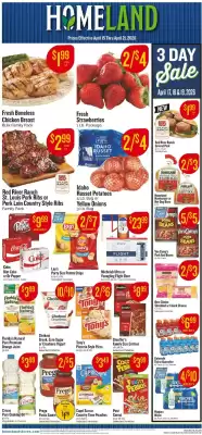 Homeland Market weekly ad (valid until 21-04)