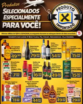 Folheto X Supermercados (válido até 21-04)