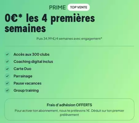 Keep Cool (valable jusqu'au 3-05)